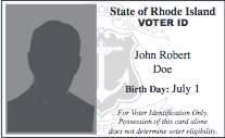 example voter id card
